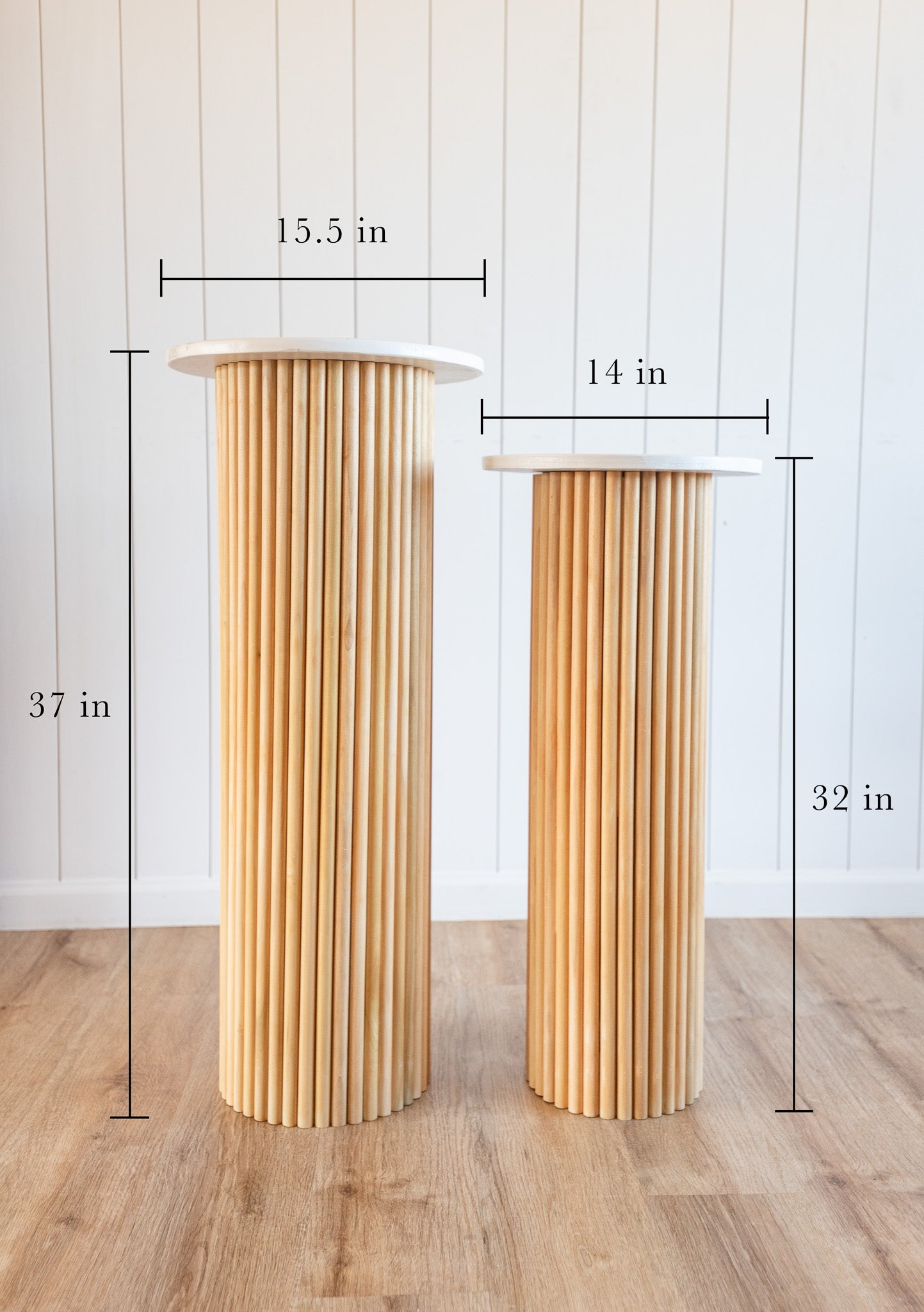 Fluted Pedestals