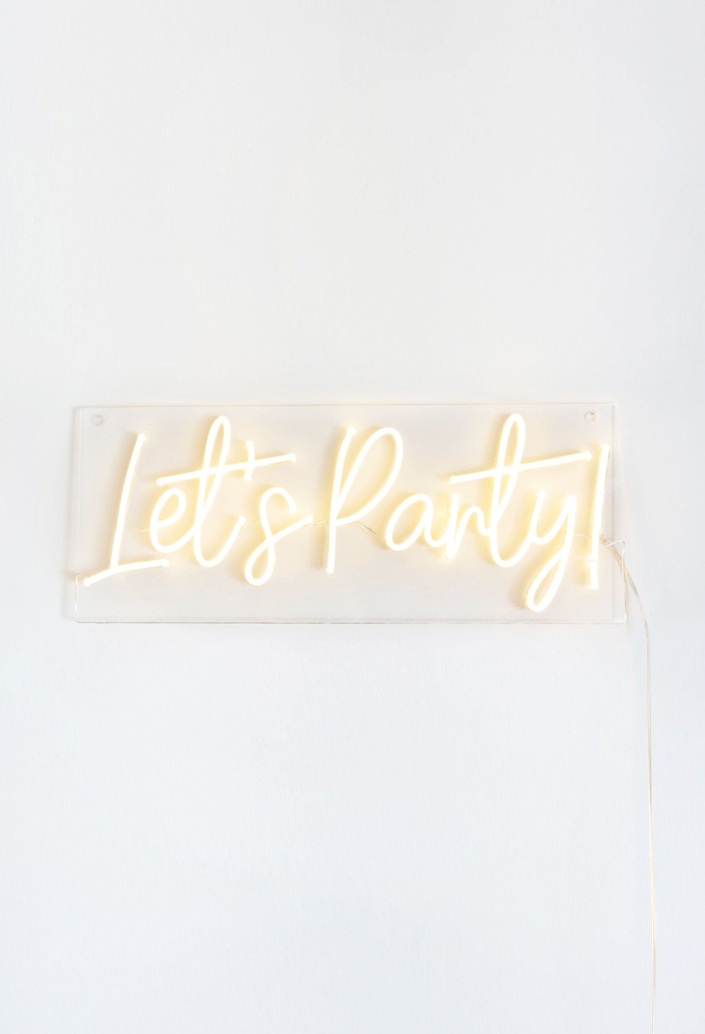 Let's Party! Neon Sign