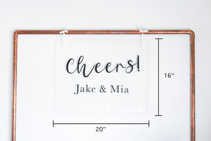 Clear Acrylic Sign