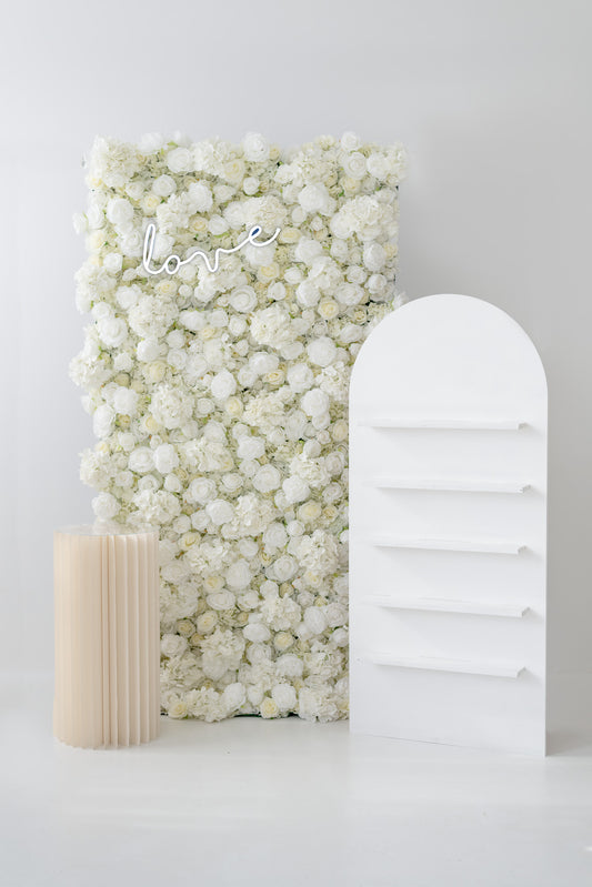 White Floral Wall