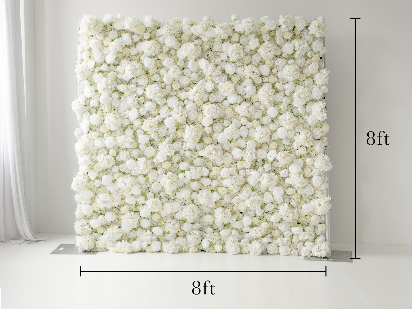 White Floral Backdrop